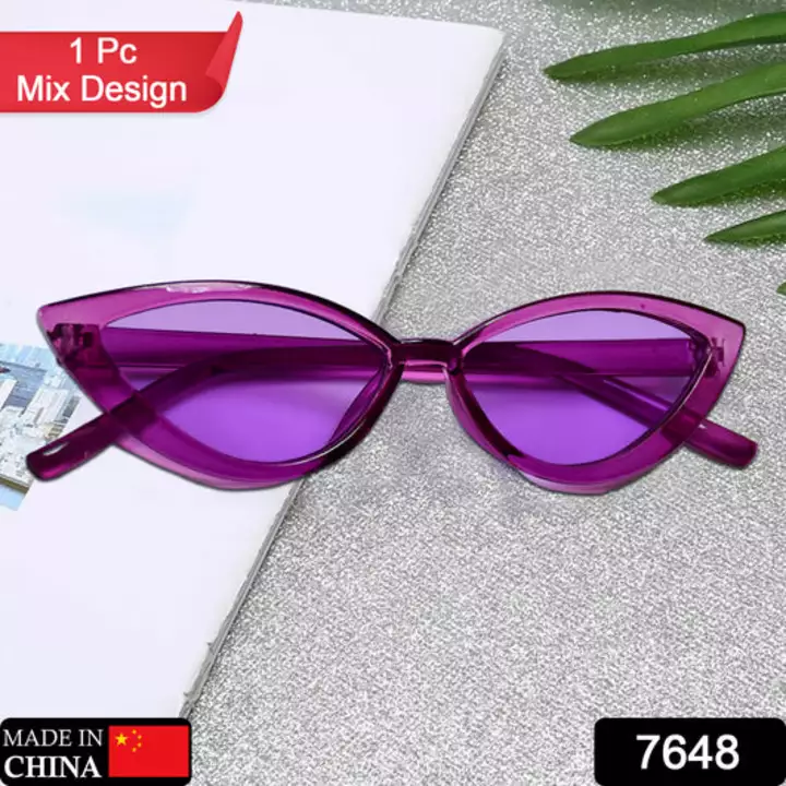 7648 Trendy Sunglasses Googles Mix Design ( 1 pcs ) uploaded by DeoDap on 1/12/2023