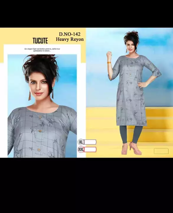 Daily wear kurti  uploaded by Vini clothes on 1/12/2023
