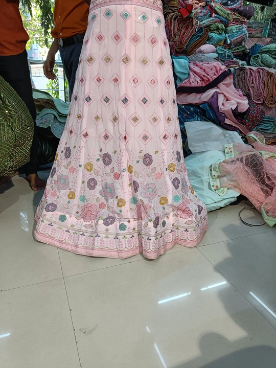 Girlish lehnga  uploaded by Kumar Embroidery house  on 1/12/2023
