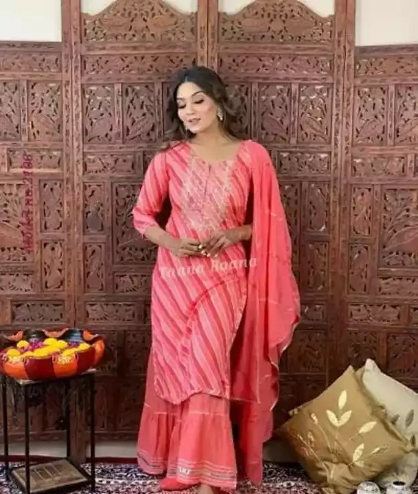 *Hot Selling Rayon Kurta Bottom &amp; Dupatta Set*

*Price 720*

*Free Shipping Free Delivery*


*Fa uploaded by SN creations on 1/12/2023