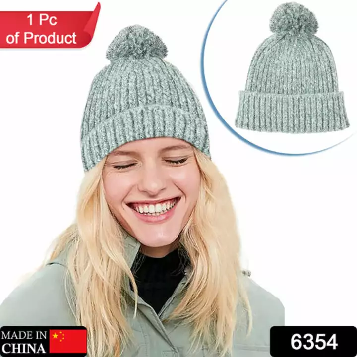 6354 MEN'S AND WOMEN'S WINTER CAP ATRACTIVE DISGINE ( 1 pcs ) uploaded by DeoDap on 1/12/2023