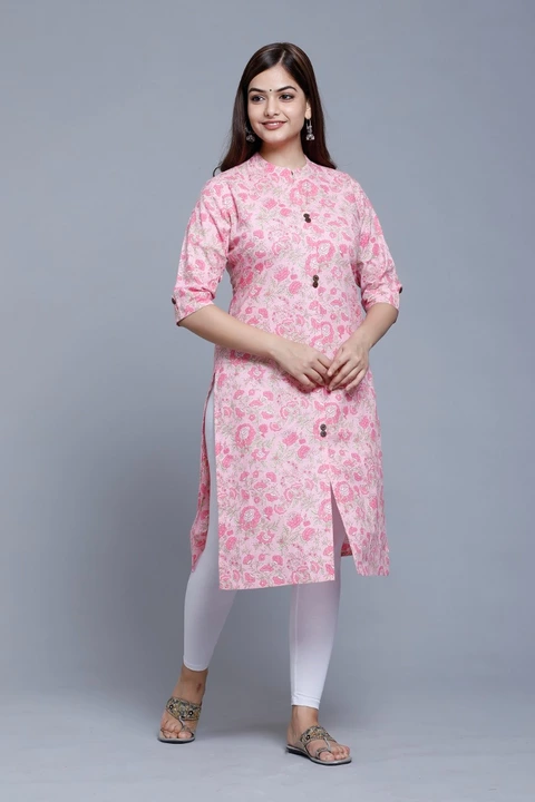 Cotton Printed A Line Kurta  uploaded by JAIPUR APPARELS on 5/23/2024