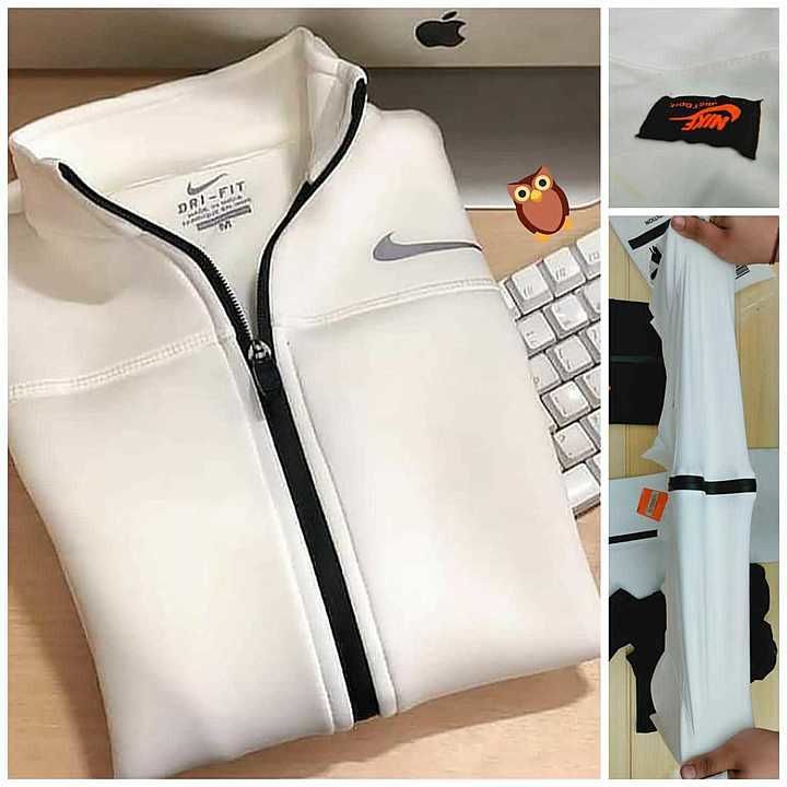Post image *Fashion iS LiKe EaTinG yoU shouldn't StIcK tO thE sAmE mEnU*😉

*SPORTS JACKETS* 

*💯  SCUBA 4way lycra*

*BRAND NIKE*
🔥 🔥 *BRAND LOGO ON FRONT*🔥 🔥 

*Quality by BH*
 *FULLY STRETCH*
*TYPE:  ZIPPER*
*WEIGHT 470 GRAM*

*COLORS IN STOCK: 2*

*SMART LOOK*
*REGULAR FIT*
*ZIPPER WITH POCKETS✅* 

*SIZE M L XL XXL*

*Price 649 free ship*🔥🔥
