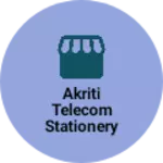 Business logo of Akriti telecom stationery and gift house