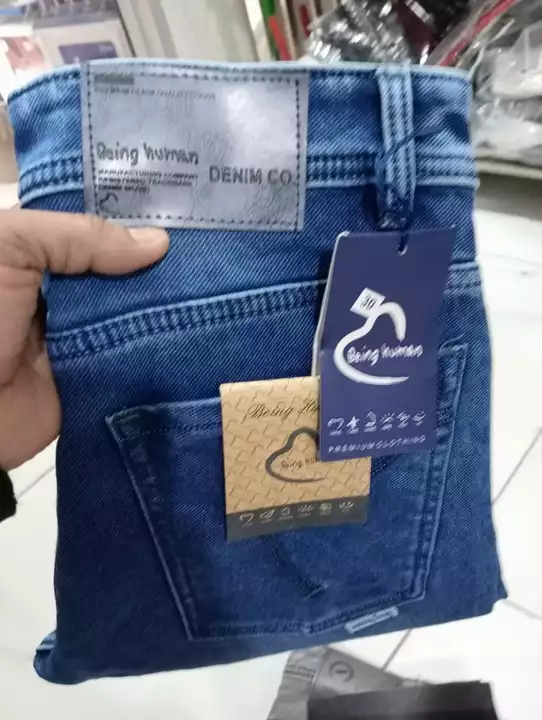 *😍JEANS PENT😍*

*FABRIC : KNITTED*   

*BRAND : LEVI'S - GAS - BEING HUMAN*

 *Size: 30 32 32 34 3 uploaded by Kavya garments on 1/12/2023