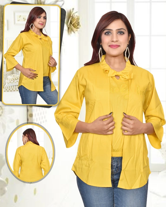 Ladies top koti  uploaded by Shubham trading company on 5/30/2024