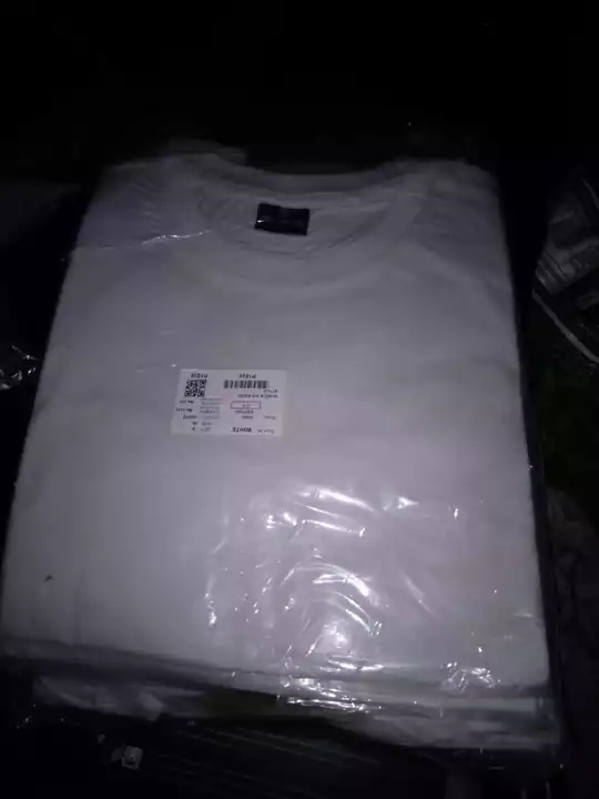 Post image Blank white color and black color tshirt for sale mix size Qty 35 Price 100Rs each. Shipping charges extra.