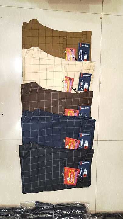Post image Hey! Checkout my new collection called Check dobby trousers.