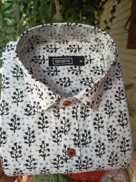 Khadi cotton shirts full sleeve  hand block  uploaded by business on 1/12/2023