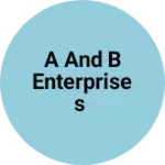 Business logo of A and B Enterprises