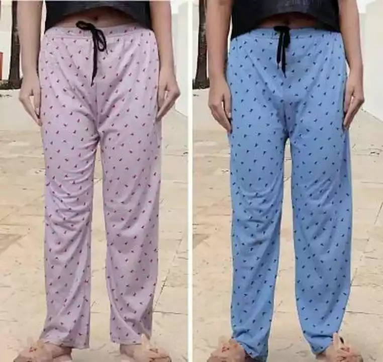 *Pack Of 2 Comfortable Bird Printed Pyjama Night Wear And Lounge Wear For Women*

*Price 380*


*Fre uploaded by SN creations on 5/30/2024