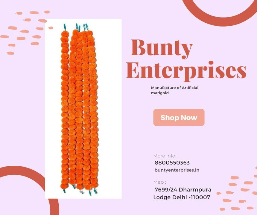 Visiting card store images of Bunty Enterprises