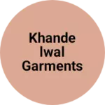 Business logo of Khandelwal garments