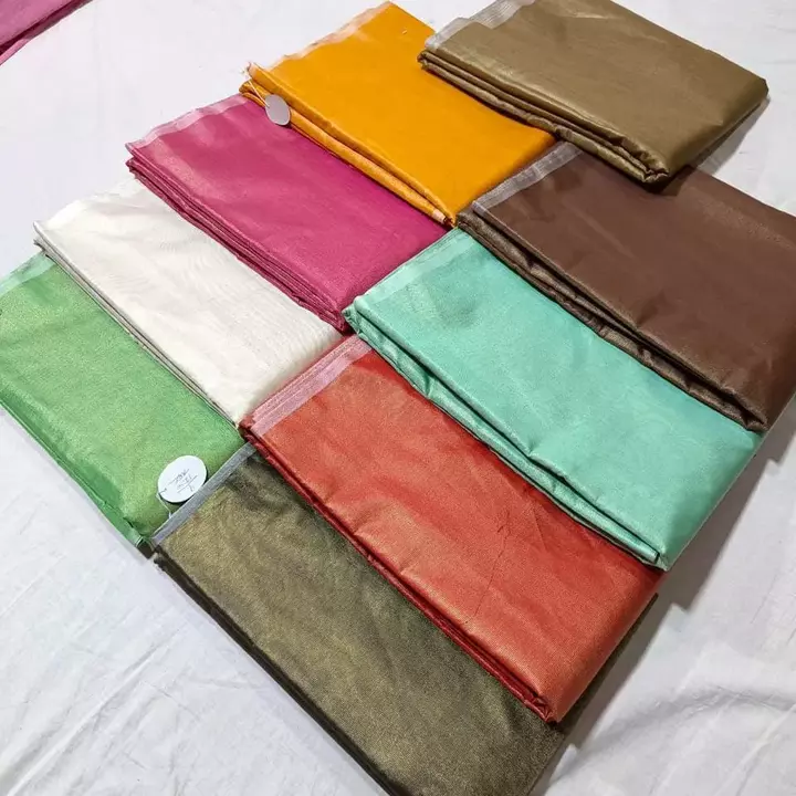 Pure handwoven traditional chanderi half tissue running fabric uploaded by Virasat handloom chanderi on 5/29/2024