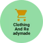 Business logo of Clothing and readymade saree