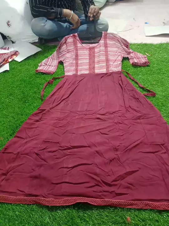 HEAVY COTTON GOWN uploaded by Vijay Creation on 1/13/2023