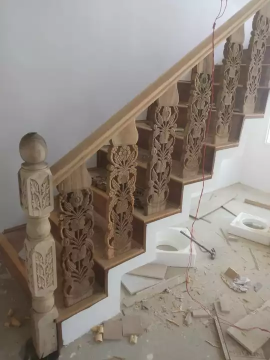 Wallnut stair spindles uploaded by Bismillah wood crafts on 1/13/2023
