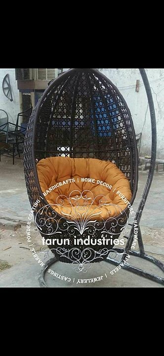 Wicker Chair Swing single seater 01 uploaded by Tarun Industries on 7/5/2020