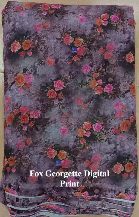 FOX GEORGETTE DIGITAL PRINT  uploaded by Mataji Fashion on 1/13/2023