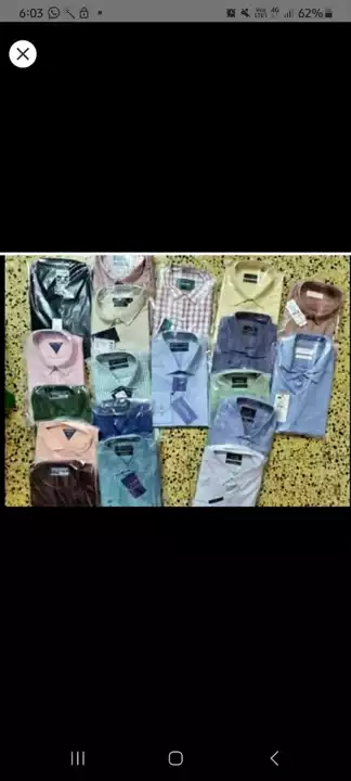 Packed printed shirts  uploaded by Anirudh shirts wholeseller on 1/13/2023