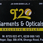 Business logo of T20 garments and opticals