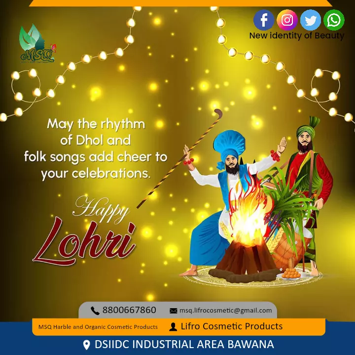 Happy Lohri uploaded by  MSQ Lifro Products on 1/13/2023