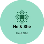 Business logo of He & she
