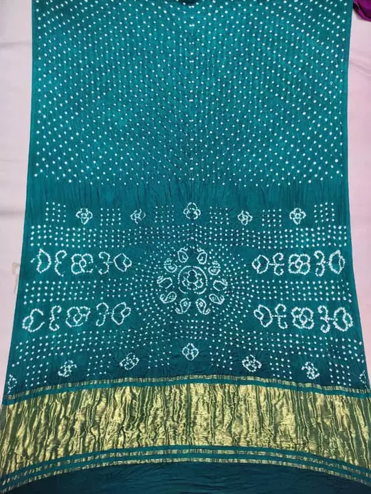 Pure modal silk saree uploaded by Kachchh Handicrafts-Bidada on 1/13/2023