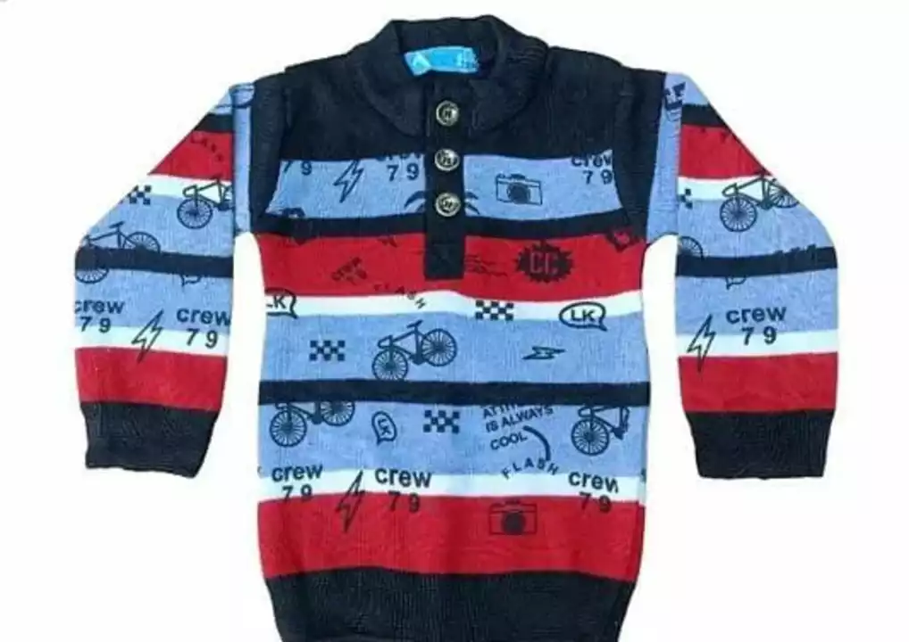 *Classic Wool Printed Kids Boys Sweaters*

*Price 299*

*Free Shipping Free Delivery*

*Fabric*: Woo uploaded by SN creations on 1/13/2023