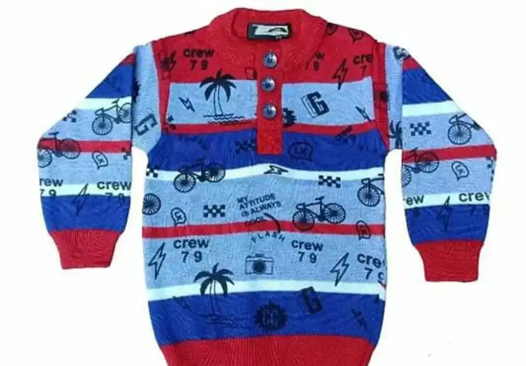 *Classic Wool Printed Kids Boys Sweaters*

*Price 299*

*Free Shipping Free Delivery*

*Fabric*: Woo uploaded by SN creations on 1/13/2023