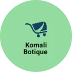 Business logo of Komali botique