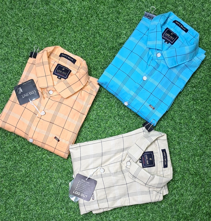 Heavy Demanded 🥰🥰🥰Basic Checks Shirts With 6🤑🤑 Fantastic Color with Size M to Xl 👇👇 uploaded by N SQUARE GARMENTS on 1/13/2023