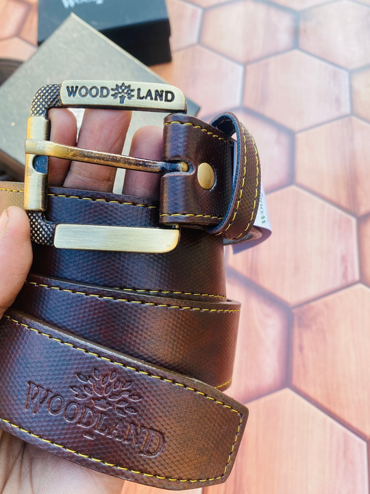 Brand - **woodland*

*Leather Belts*

*10A QUALITY*

% Original Geniune Leather Guranteed 
 
*Free uploaded by SN creations on 5/9/2024