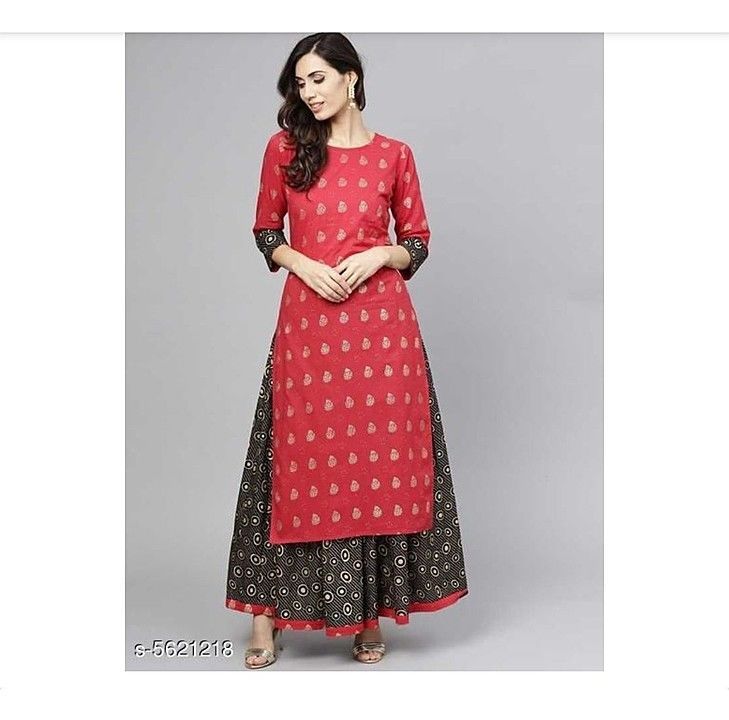 Kurti with skirt uploaded by business on 2/12/2021