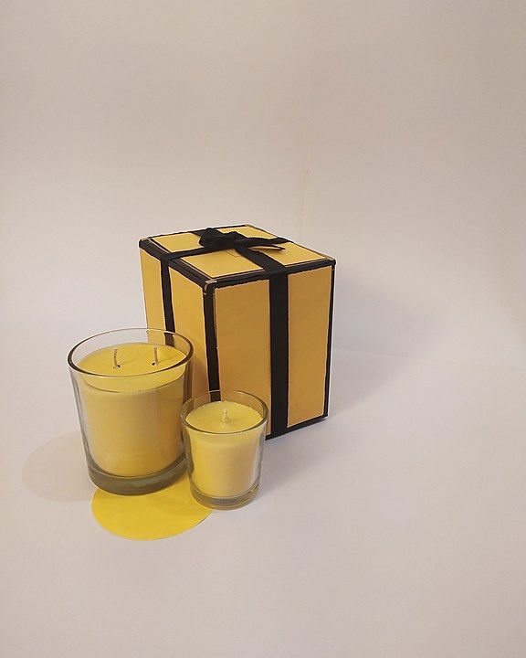 Sliced lemon Scented candle (set)  uploaded by business on 2/12/2021