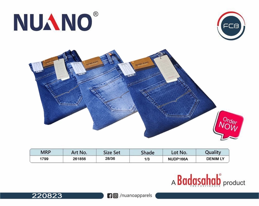 Nuano jeans uploaded by Amir garments on 1/13/2023