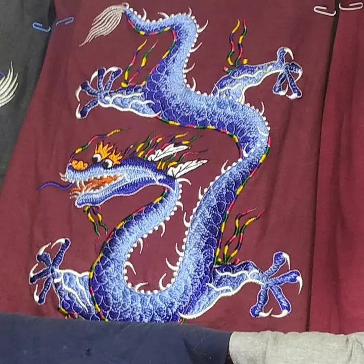 Dragon Embroidery T-shirt uploaded by business on 1/13/2023