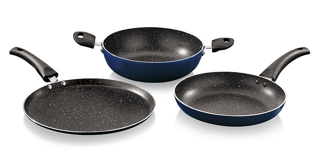 Non-Stick 3 Pc Gift Set Induction Base uploaded by Mahavir Metal Converters on 5/11/2020