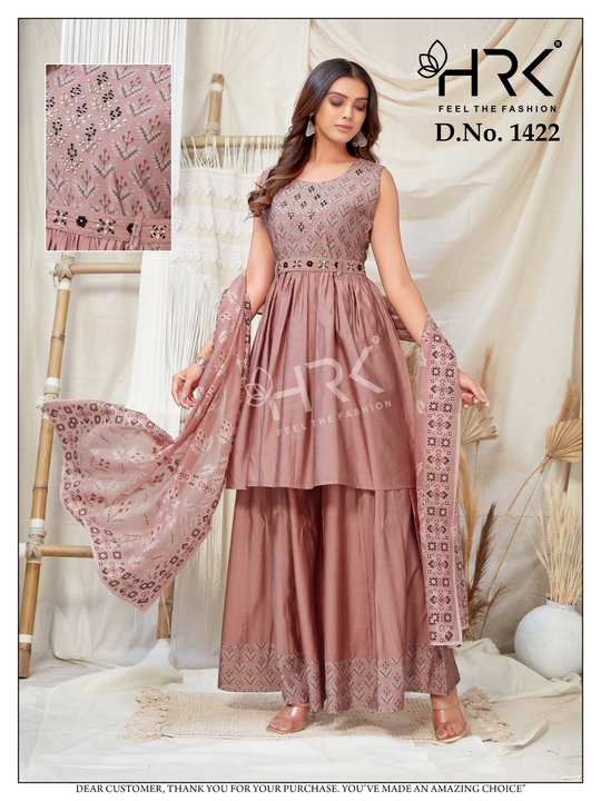 Ladies fancy dresses and nyra cut kurti set uploaded by S.p trading company on 1/14/2023