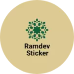 Business logo of Ramdev sticker