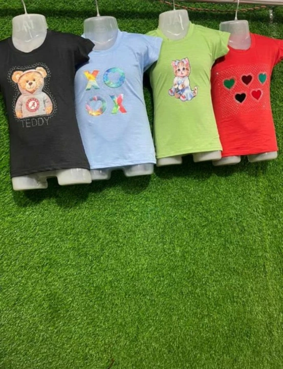 Product image of Slub T shirt Kids, price: Rs. 55, ID: slub-t-shirt-kids-0b9fb178