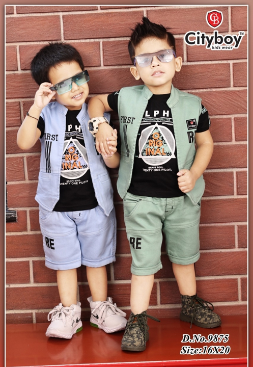 Post image I want 1-10 pieces of Boys dress at a total order value of 25000. I am looking for Who sell city boy brand I want buy this brand dresses. Please send me price if you have this available.