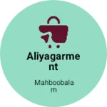 Business logo of Aliyagarment