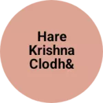 Business logo of Hare Krishna clodh& garments