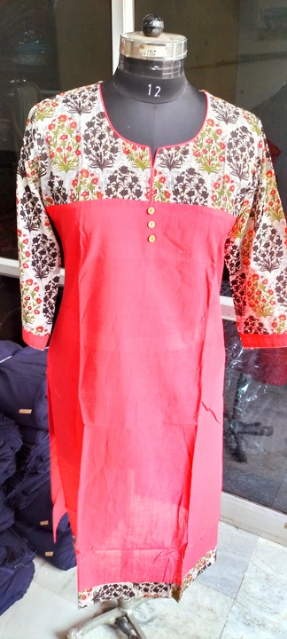 Woman cotton kurti  uploaded by business on 1/14/2023