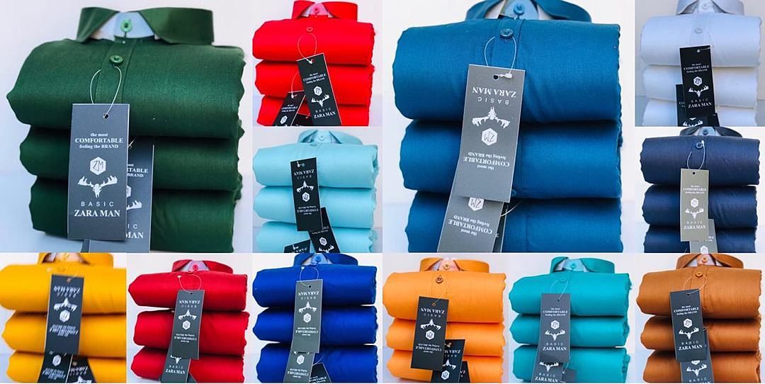 Plain Shirts with Attractive Colours uploaded by Shirts Manufacturer on 2/12/2021