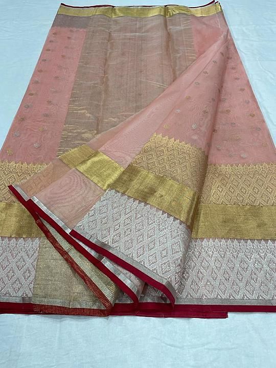 Chanderi handloom saree online shop my contact only WhatsApp me 940 7247 240 uploaded by business on 2/12/2021