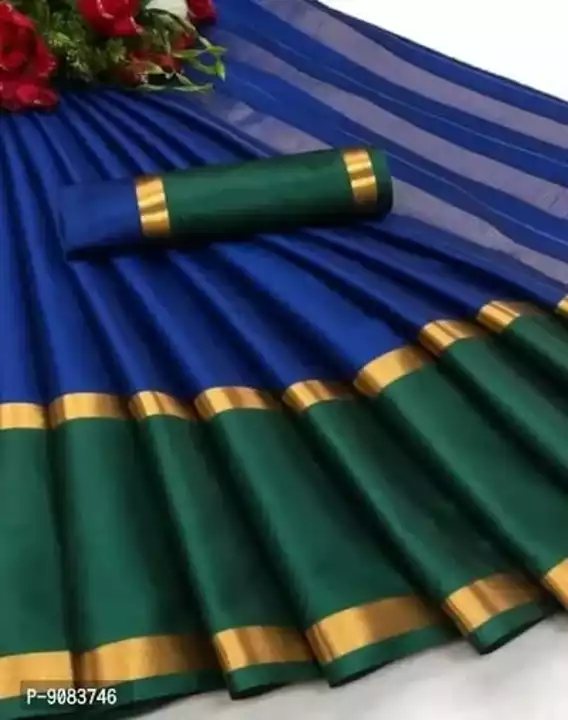 Silk saree with blouse  uploaded by Annu online Service point.shop on 1/14/2023