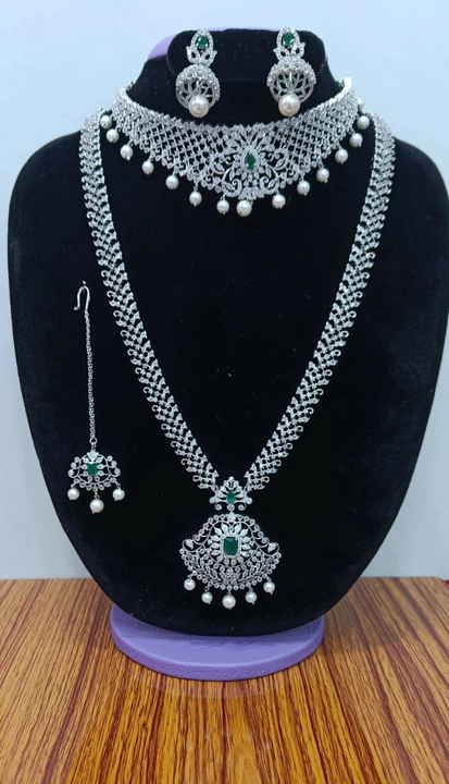 Cz jewellery  uploaded by Fancy nd imitation nd sarees shop on 1/14/2023