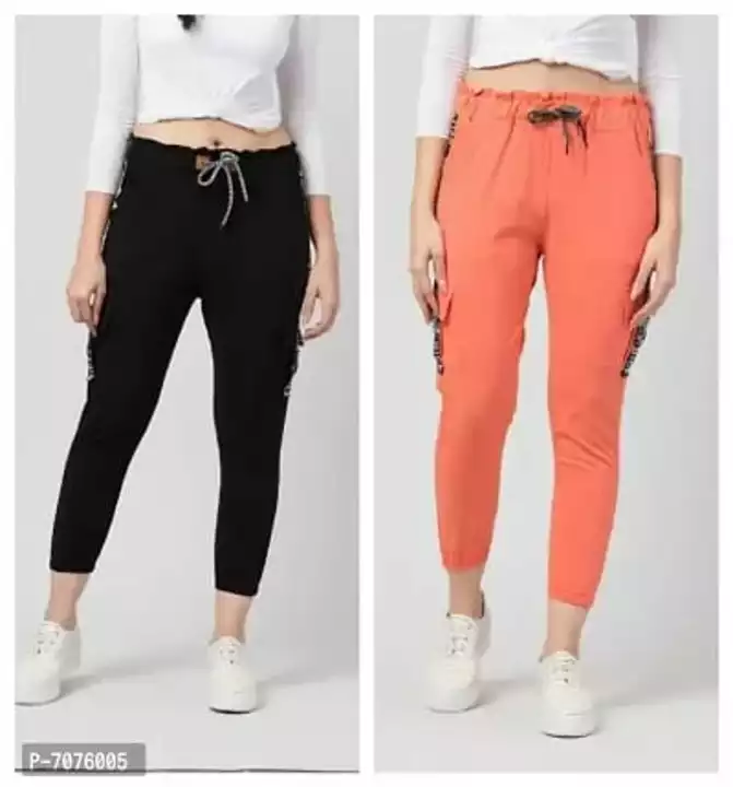 Ladies cargo pants 2 pcs uploaded by Annu online Service point.shop on 1/14/2023